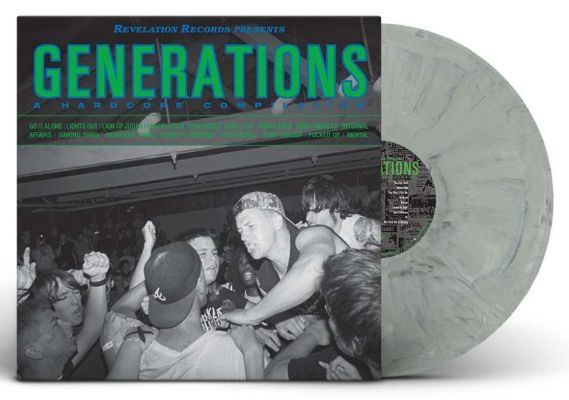 V/A GENERATIONS A Hardcore Compilation LP (Rev) Grey Marble